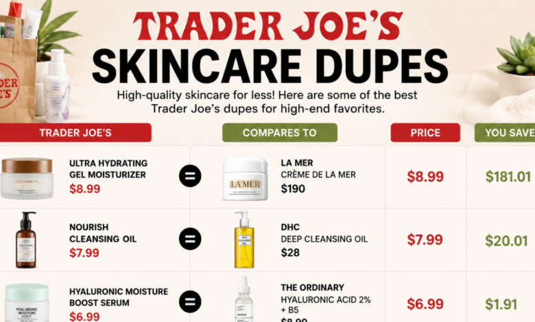 Trader Joe's Skincare Dupes